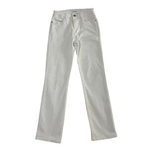 FRAME Le High Straight White Jeans High Rise Straight Leg Denim Size 26 (1042)